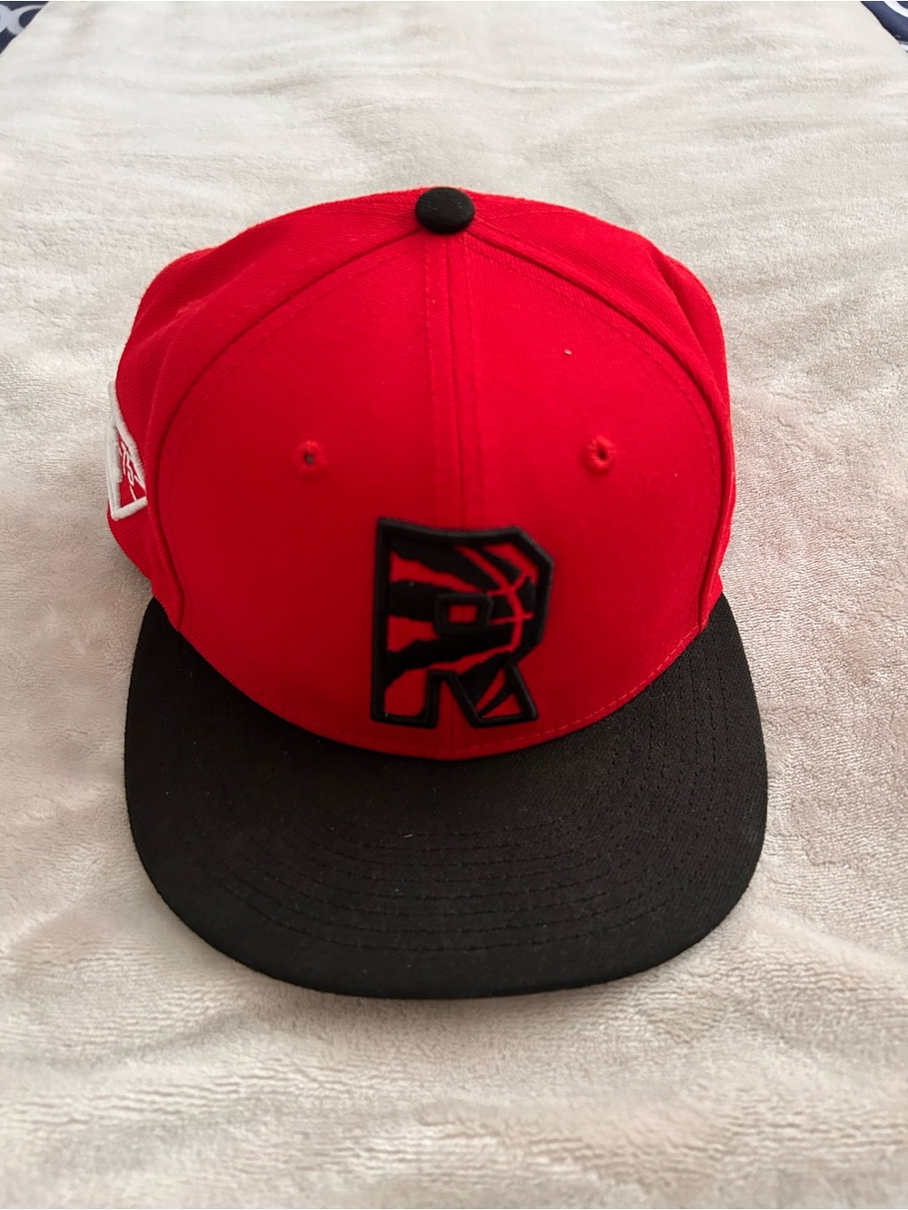 Raptors Snapback Hat with Embroidered 'R' Logo